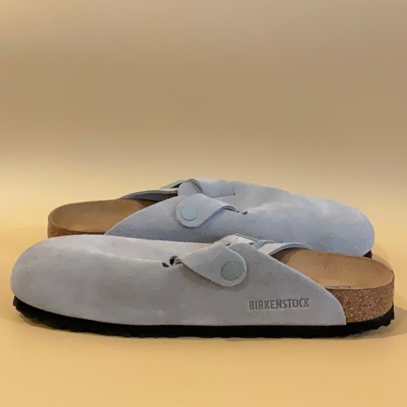 Birkenstock Boston Clogs in Pure Sage - Picture 3 of 10